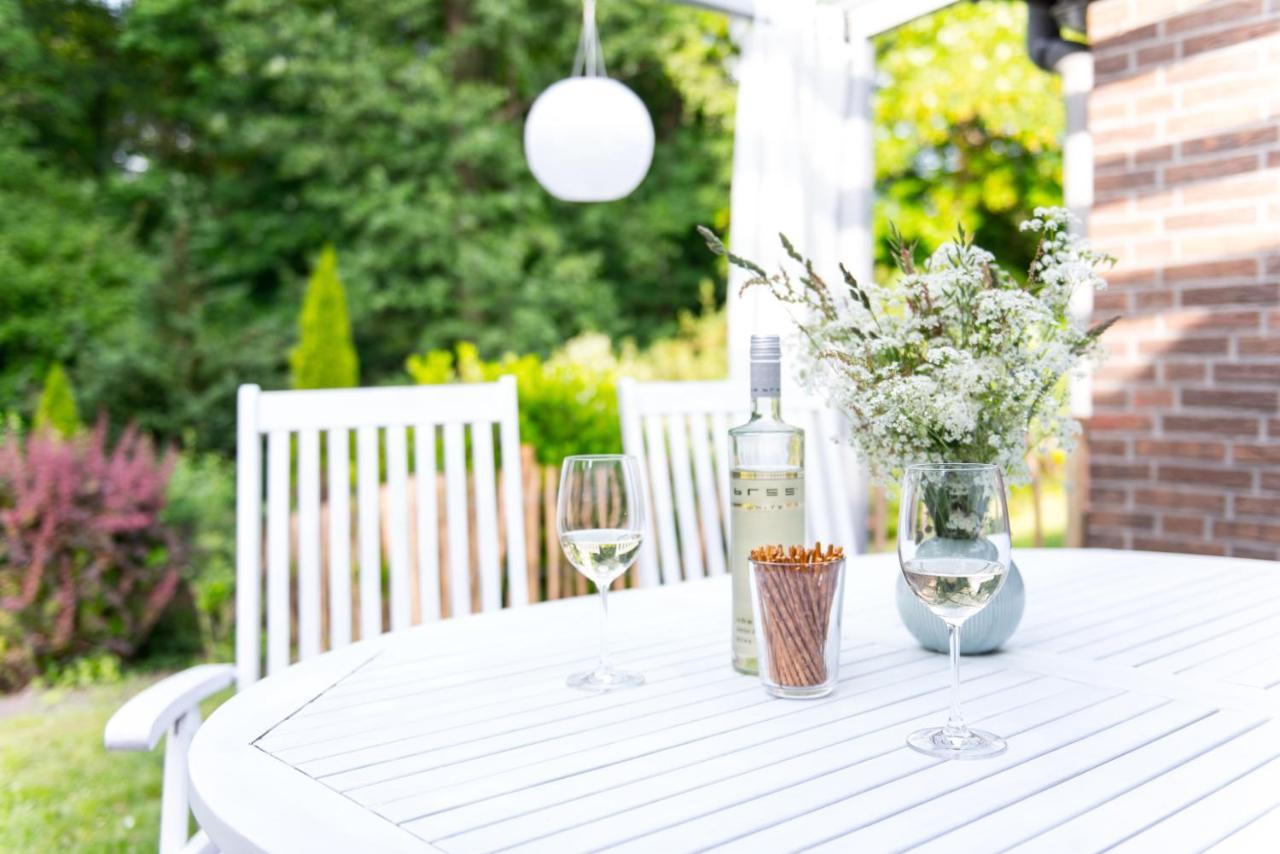 Nordic Bo -Wellen Wald Und Wilde Kueste- Strandnahe Doppelhaushaelfte Mit Waldterrasse Surendorf Esterno foto